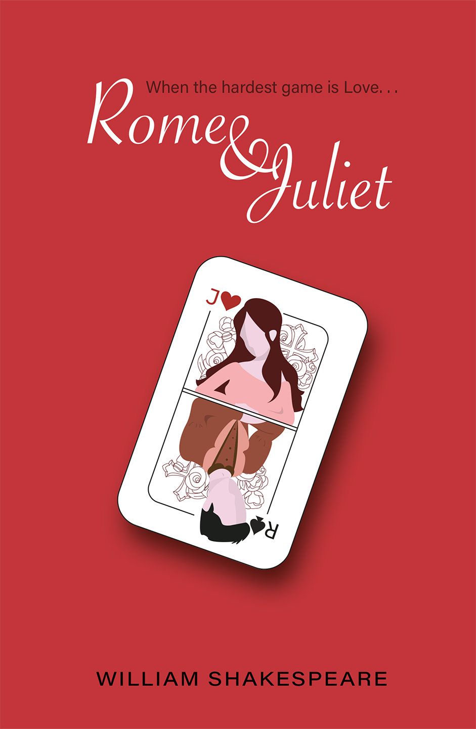 Romeo and Juliet inside a card